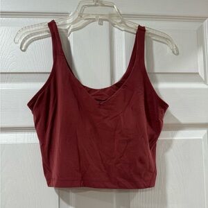 Lululemon Align Tank Top - burgundy/wine/rust colored